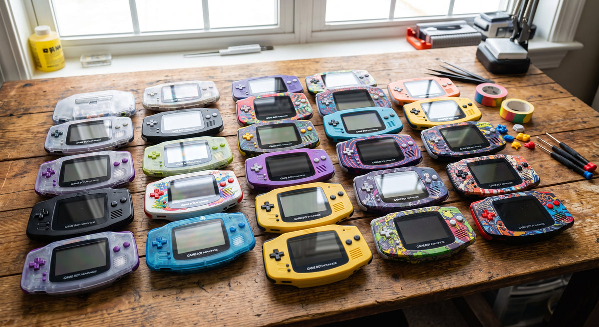 UV Printed Game Boy Advance GBA Shell – Custom IPS Compatible Housing