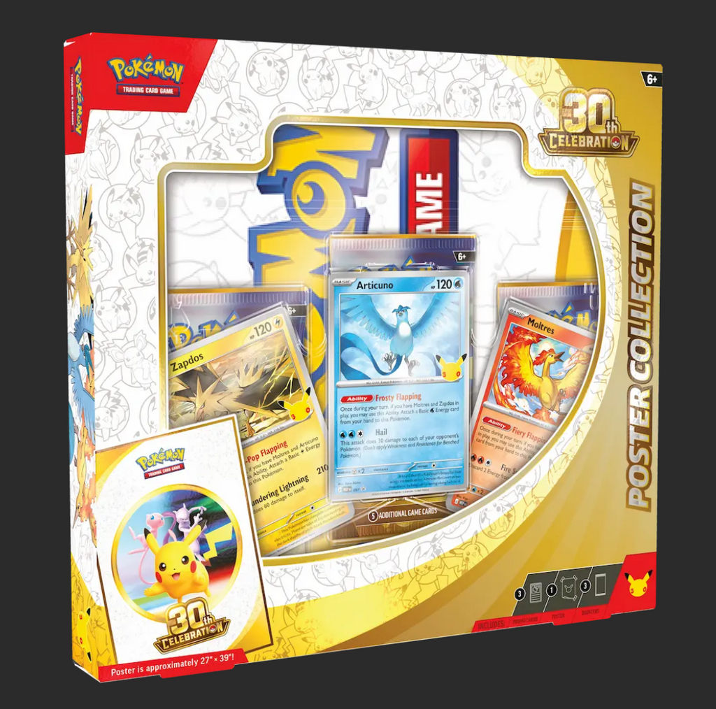Pokemon 30th Celebration Poster Collection Case (Unsealed)